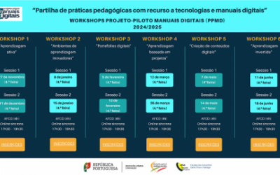 Ações de Curta Duração no âmbito do Projeto-Piloto Manuais Digitais